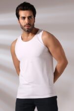 Erkek Fit Regular Spor Atlet Beyaz - Görsel 3