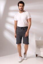 Erkek Yazlık Şort Geniş Regular Lacivert - Görsel 2