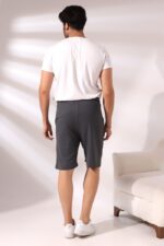 Erkek Yazlık Şort Geniş Regular Lacivert - Görsel 4