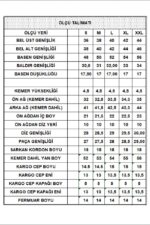 Erkek Şort 2 Cep Fermuarlı Kargo Cepli Gri - Görsel 6