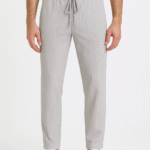 LİKRALI ESNEK PANTOLON KETEN GÖRÜNÜMLÜ İPLİ BEYAZ