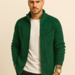 ÖRME HIRKA KAZAK ERKEK REGULAR ZÜMRÜT YEŞİLİ