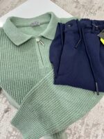 ÇAĞLA KAZAK + LACİVERT LİKRALI PANTOLON KOMBİN4