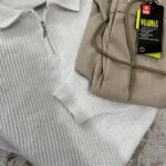 BEYAZ KAZAK + KREM LİKRALI PANTOLON KOMBİN8